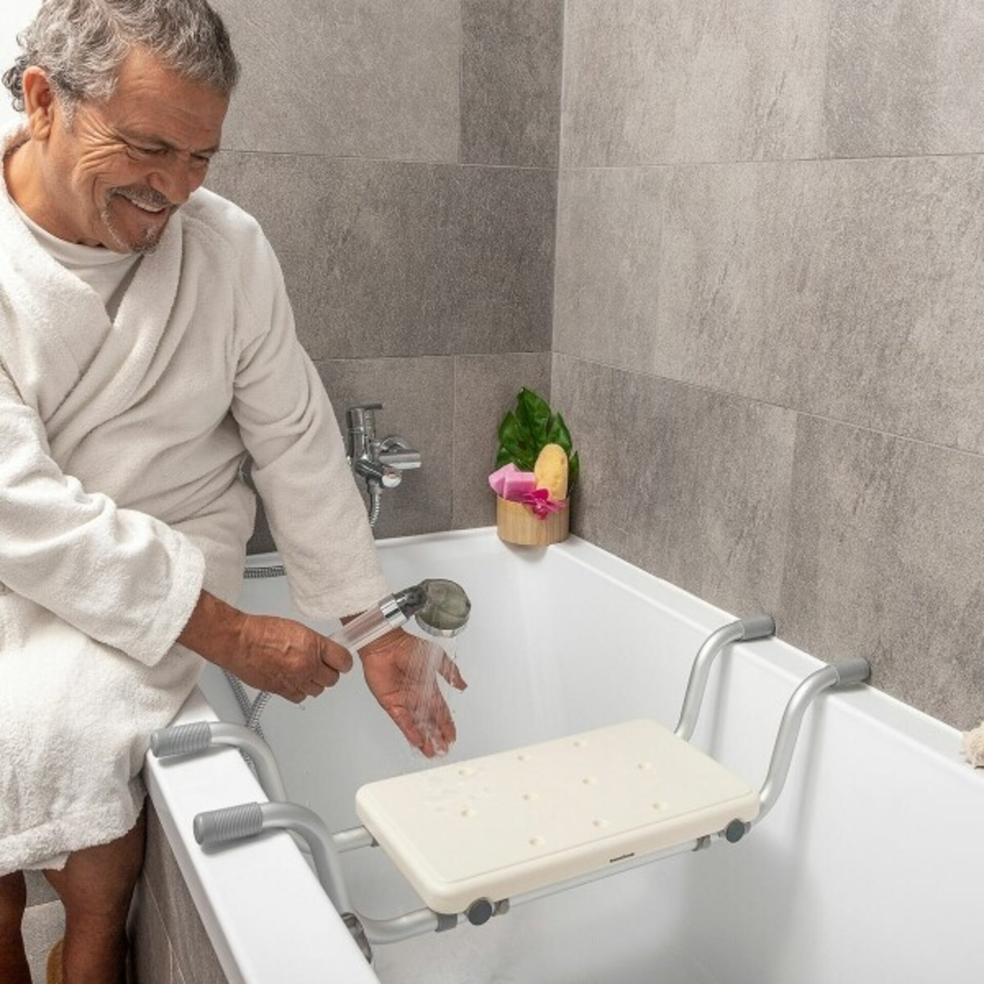 Asiento para Bañera Antideslizante 2 en 1 Seburett InnovaGoods - 11