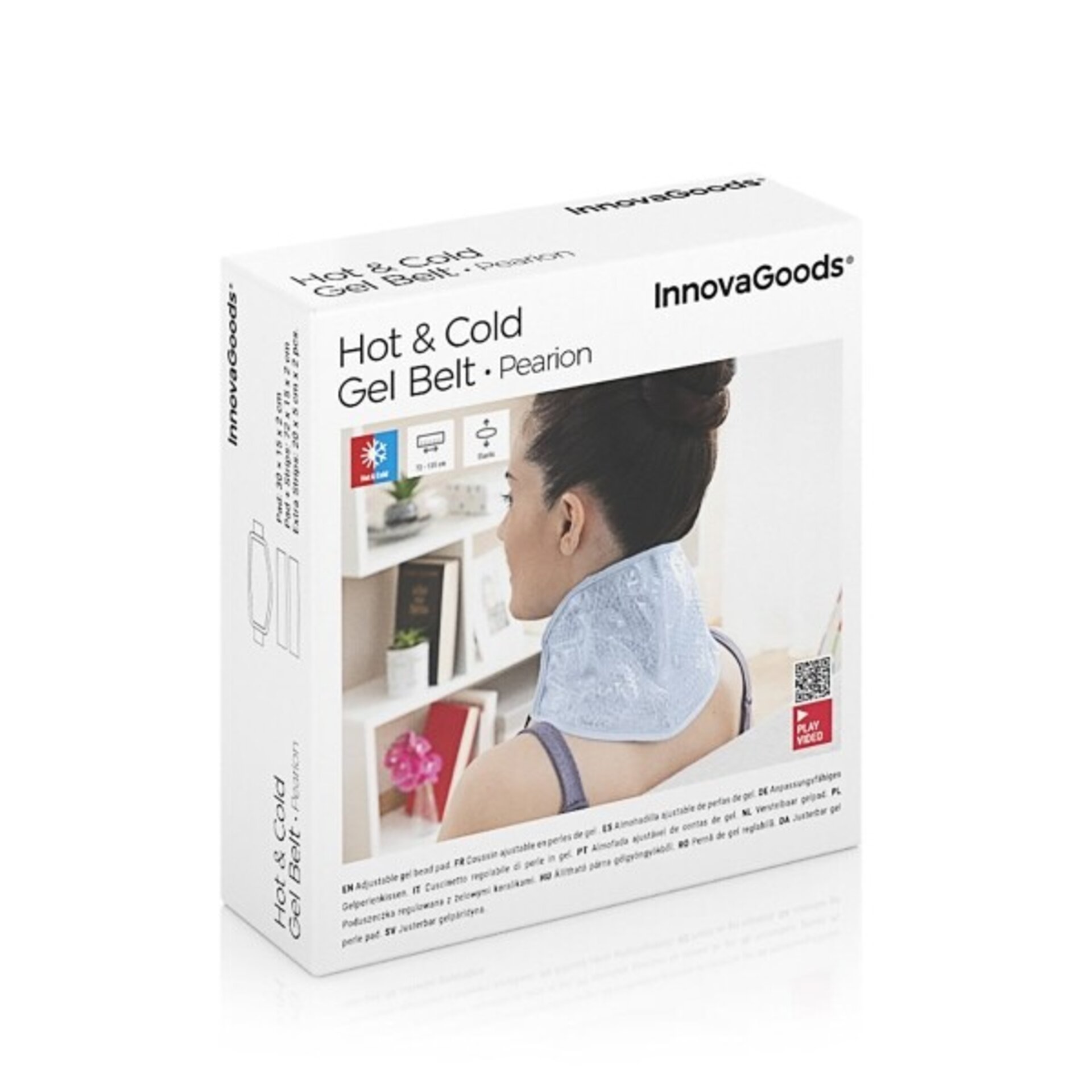Almohadilla Ajustable de Perlas de Gel Efecto Frío y Calor - 10