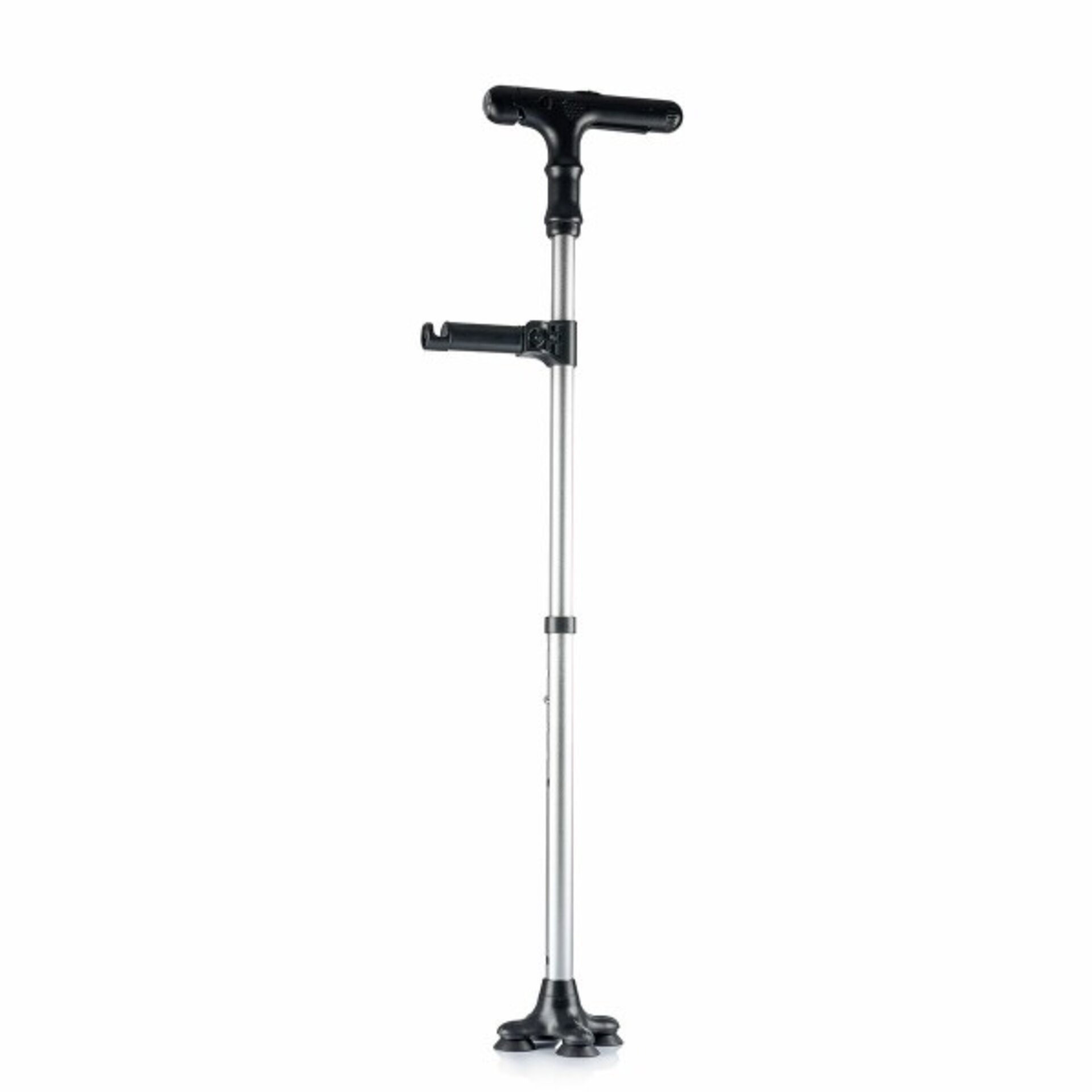 Bastón Extensible con LED, Alarma y Mano Mecánica - 2